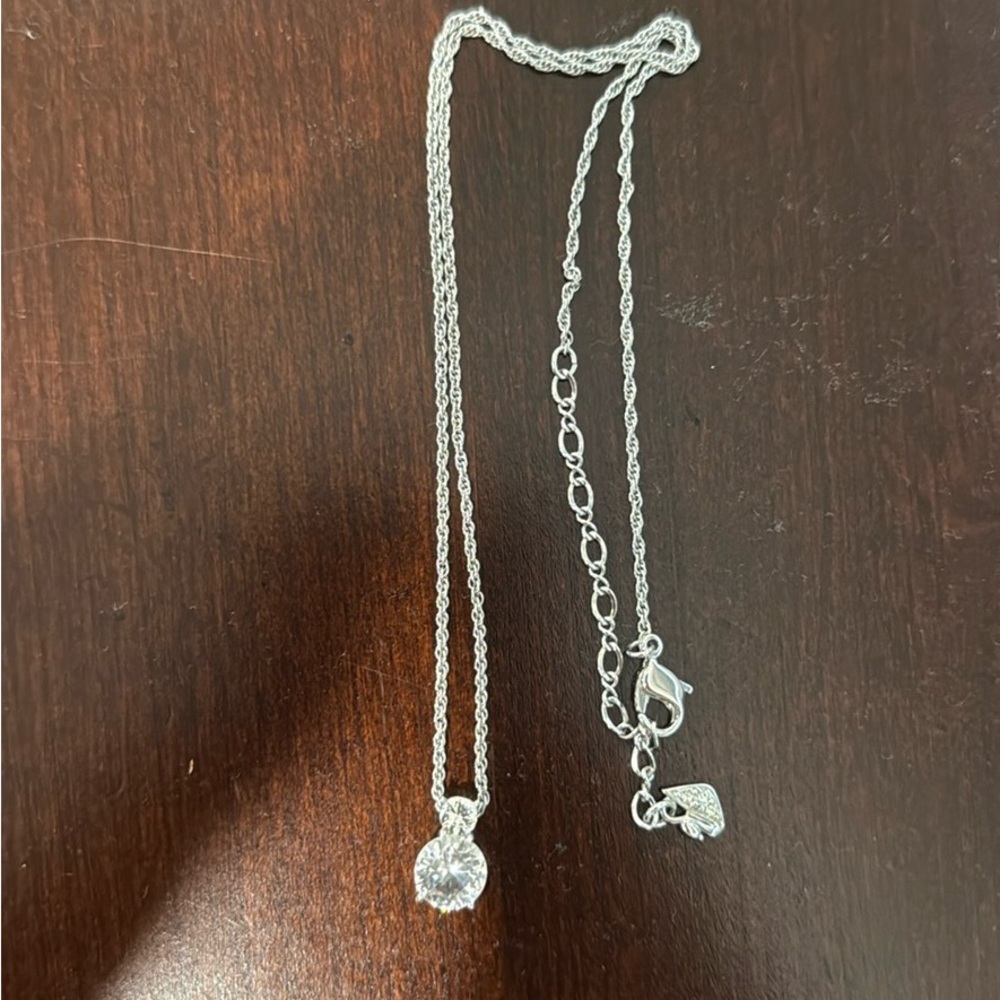 Swarovski Silver Crystal Necklace